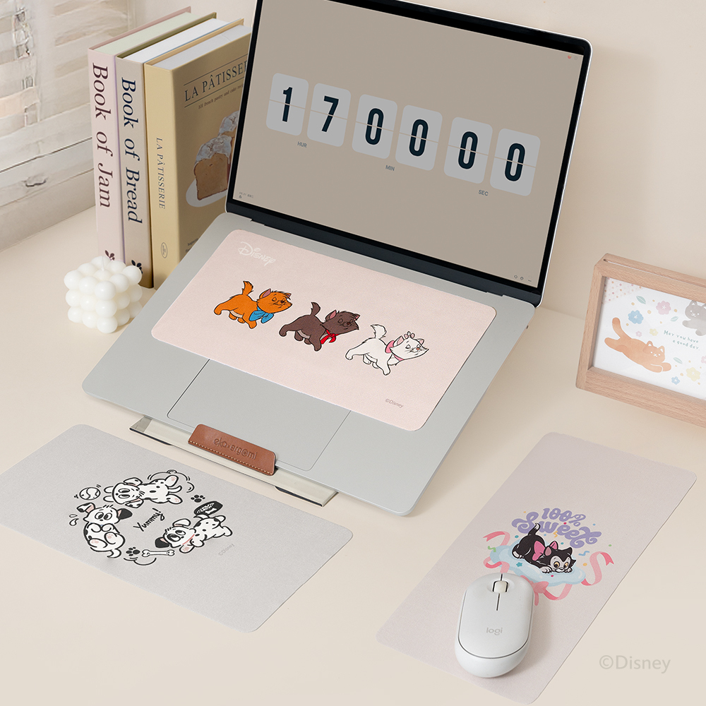 正版授權】Disney Cats And Dogs-三合一多功能滑鼠墊標準