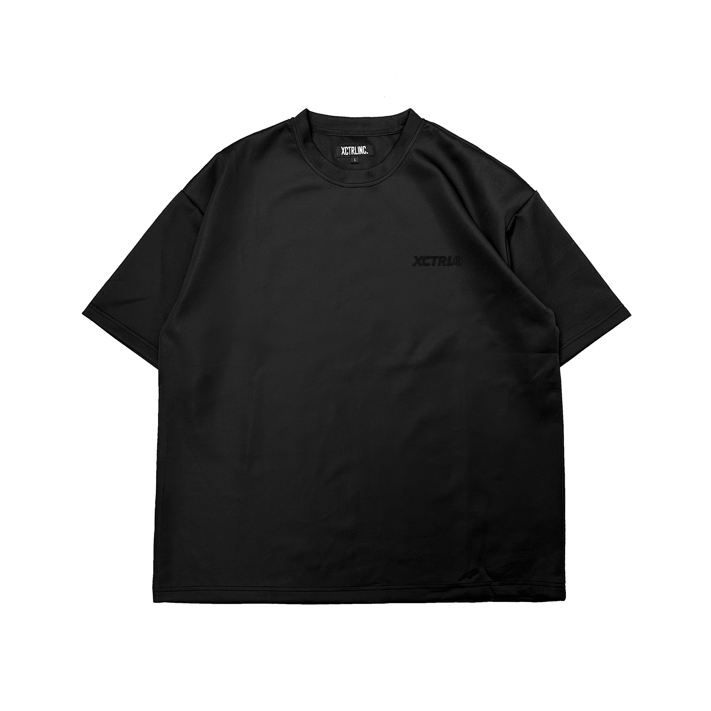 XCTRL 多字體排版彈性寬版短T-黑