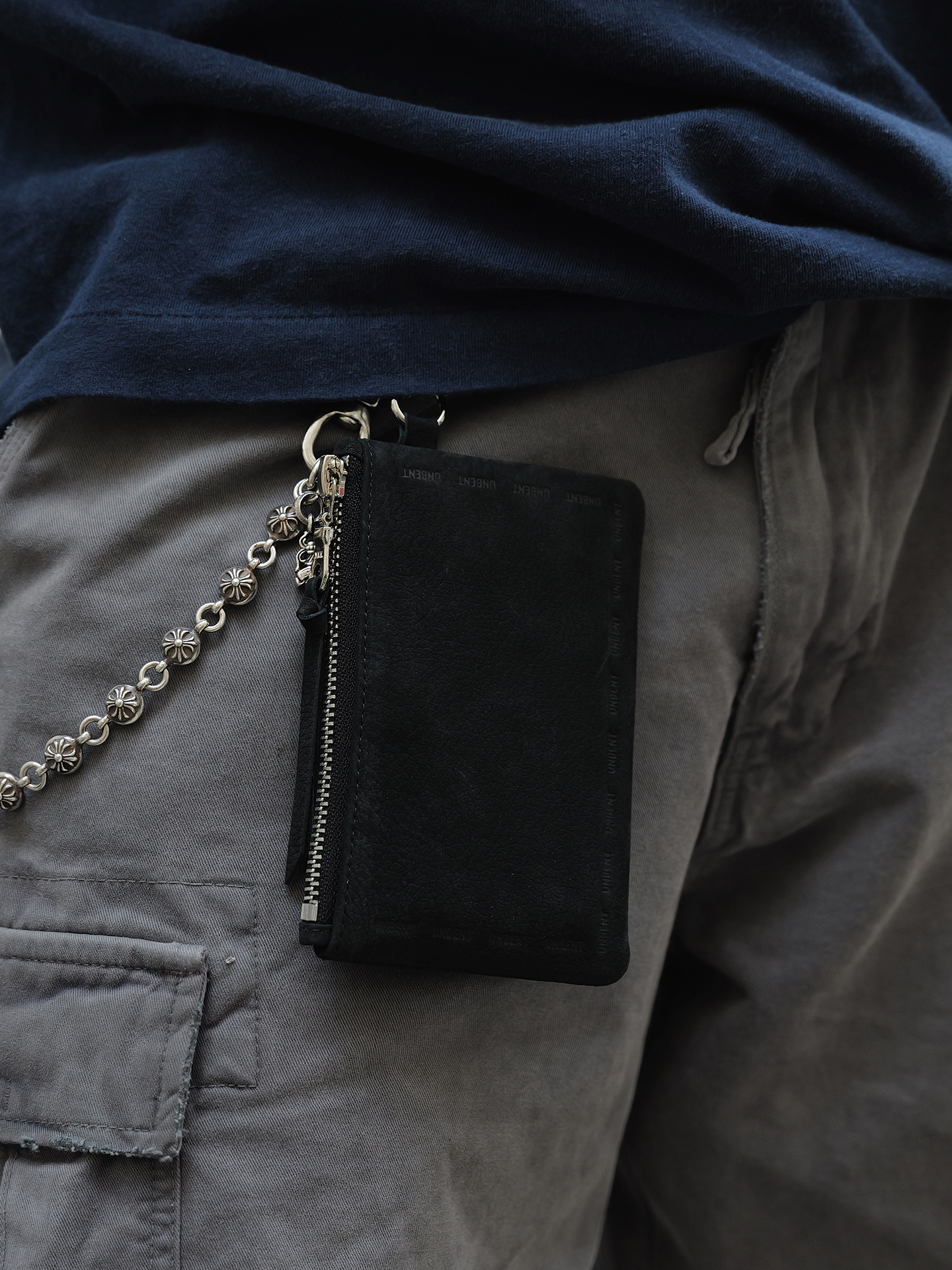 #預購 UNBENT 25SS 復古 磨砂 壓印Logo 牛皮卡包 零錢包 掛包 兩色