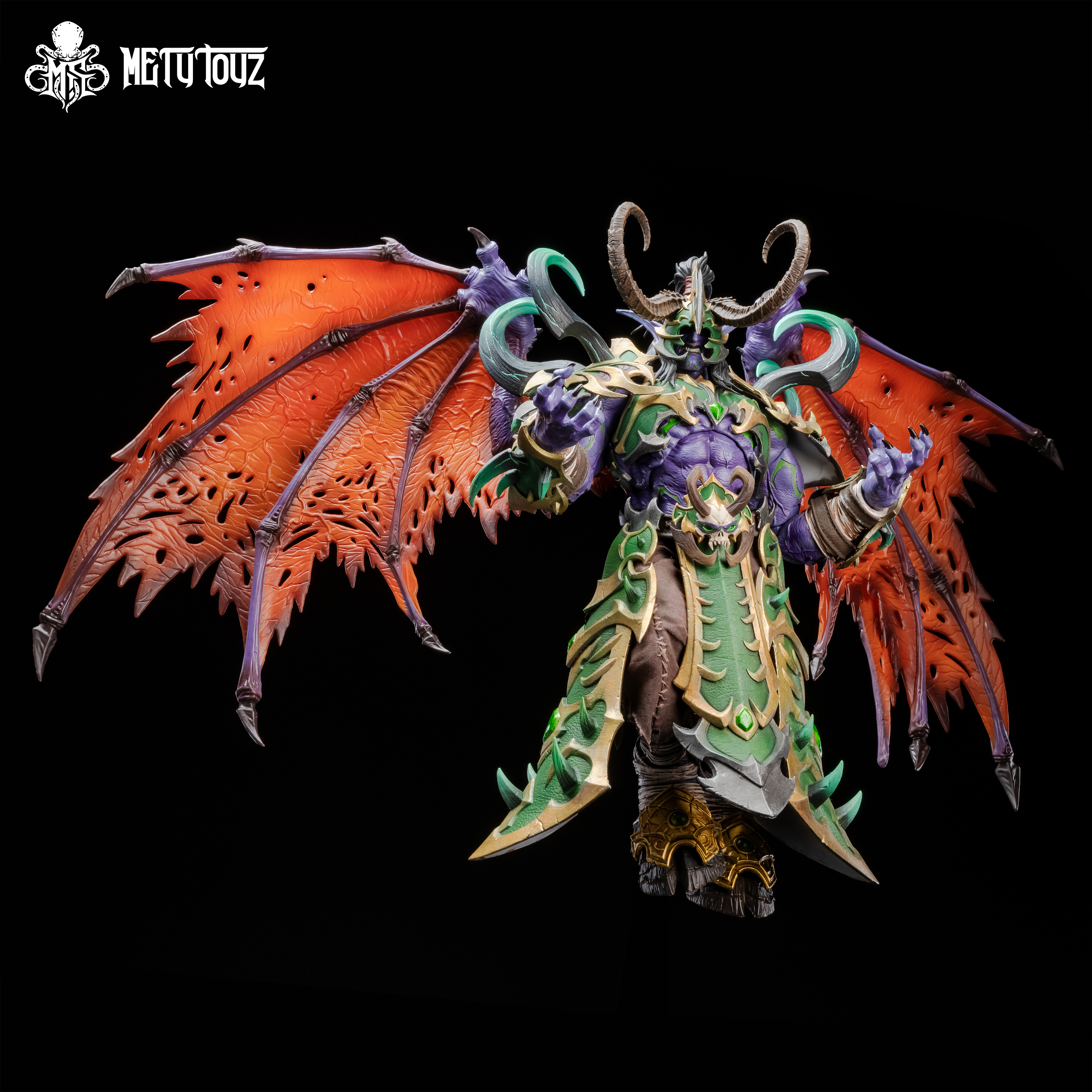 (預訂) Metytoyz WF2025限定 1/10 惡魔獵手帝王鎧甲版 可動人偶