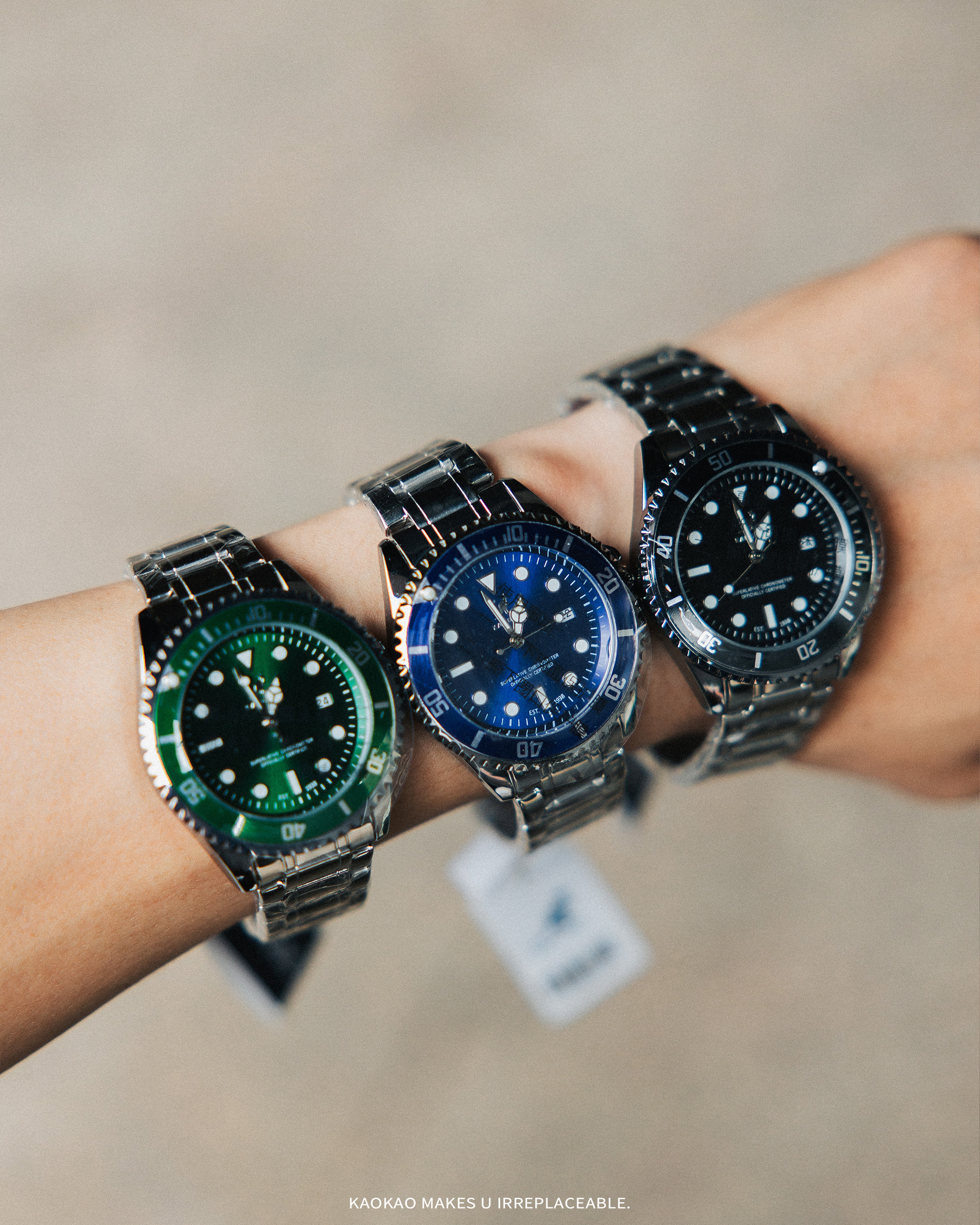 KANGOL 防水 耐磨鋼戴 石英機芯 手錶 三色 【KX819】