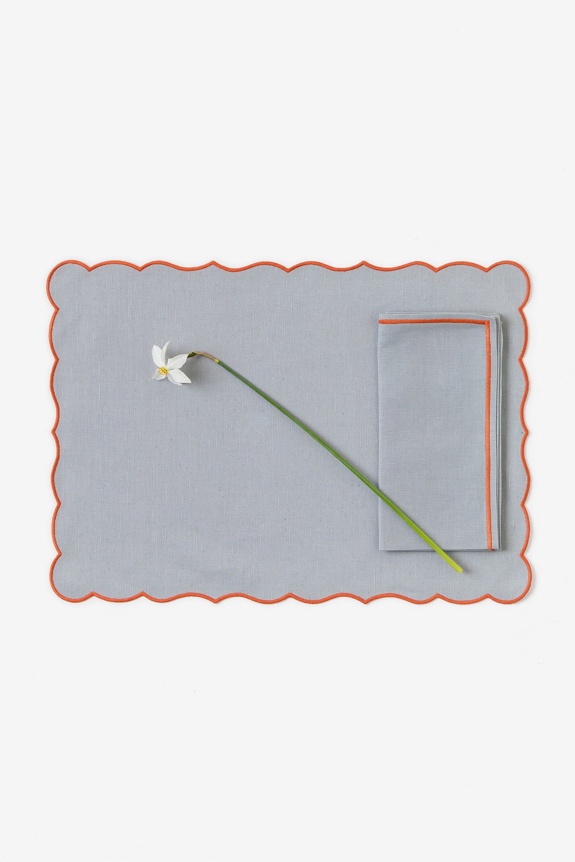 Lido 餐桌套組＿灰/橘