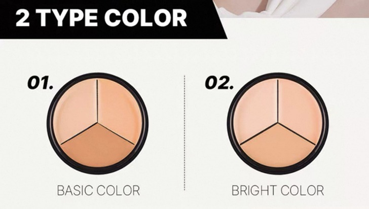 (3059) 韓國連線 - JIX三色遮瑕膏15g(兩色可選)