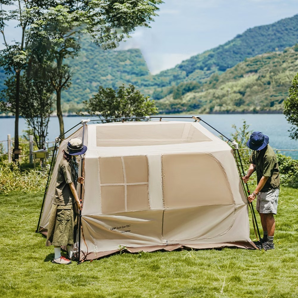 【Naturehike】 Village6.0 鈦黑膠一室一廳屋脊自動帳篷3-4人