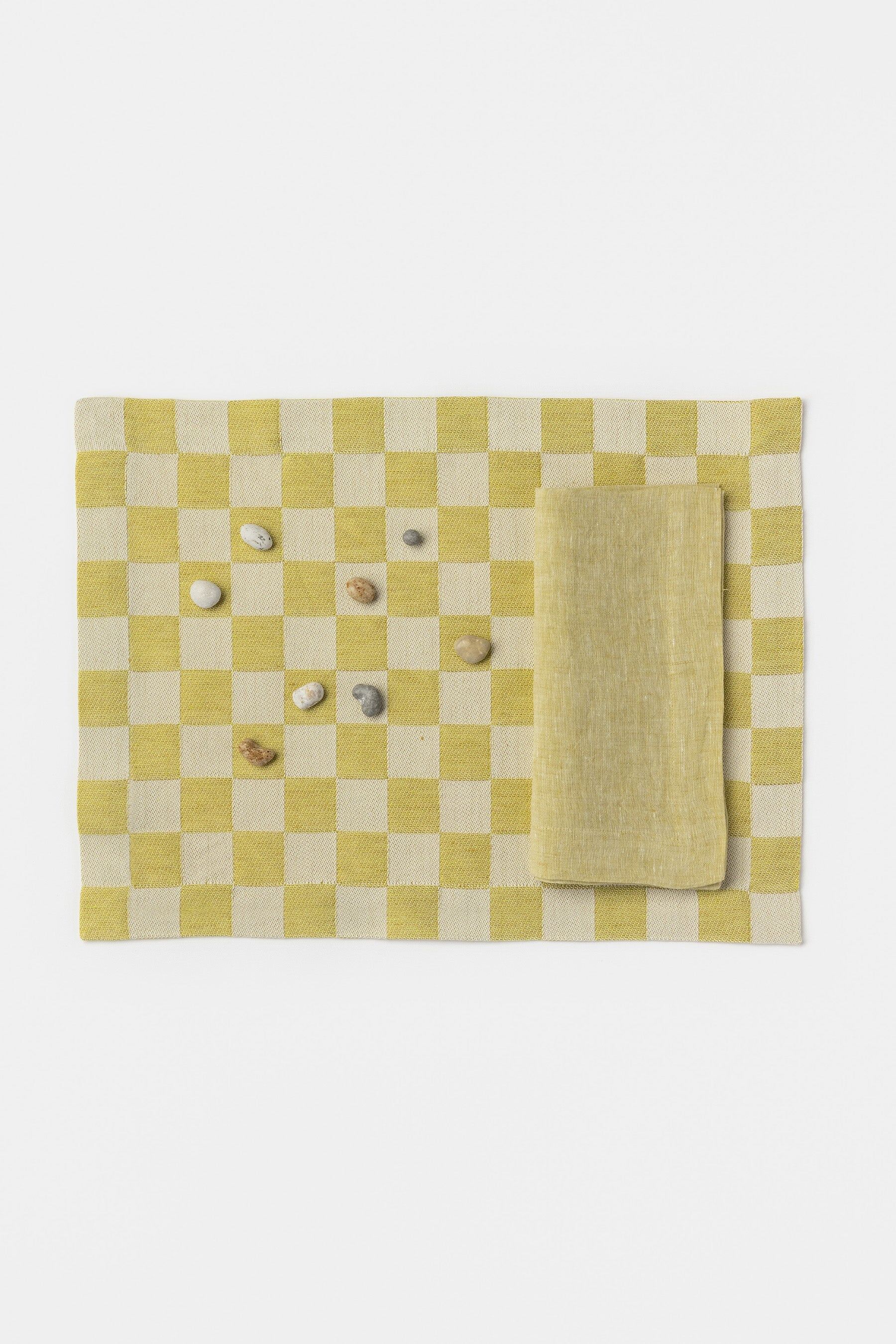 F74 餐墊＿池塘綠