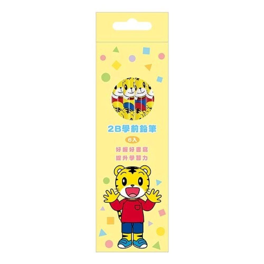 【巧虎】2B學前鉛筆6入 (塗頭)