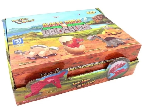 新竹院 | 恐龍時代扭蛋積木/12入