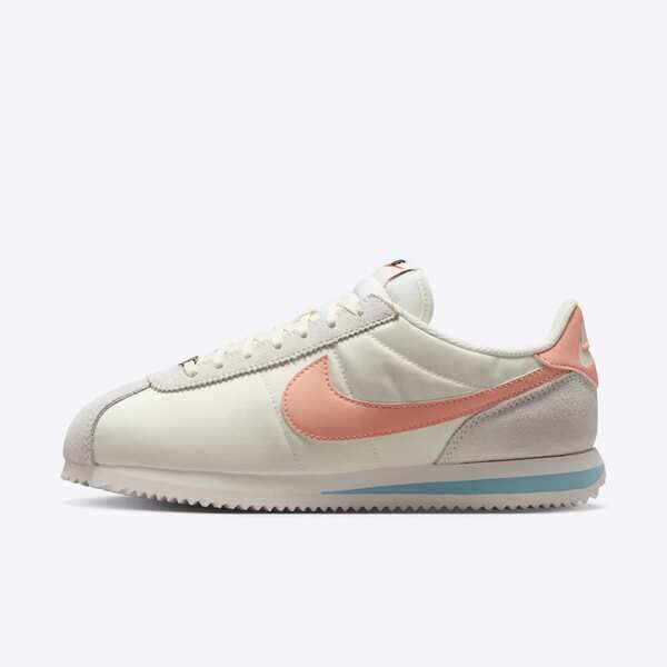 Nike W Cortez IF1764-100 女 運動休閒鞋 阿甘鞋 復古鞋 舒適 穿搭 奶油白 珊瑚橘
