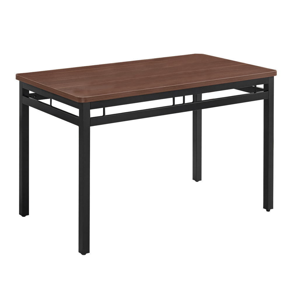 馬尼斯4尺工業風餐桌/休閒桌/商業桌-加大型(寬120x深70x高75cm-三色可選)