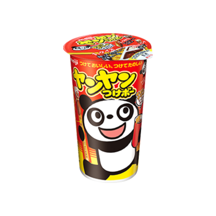 （箱購）明治洋洋棒餅乾-巧克力口味附糖粒48g(80入/箱)