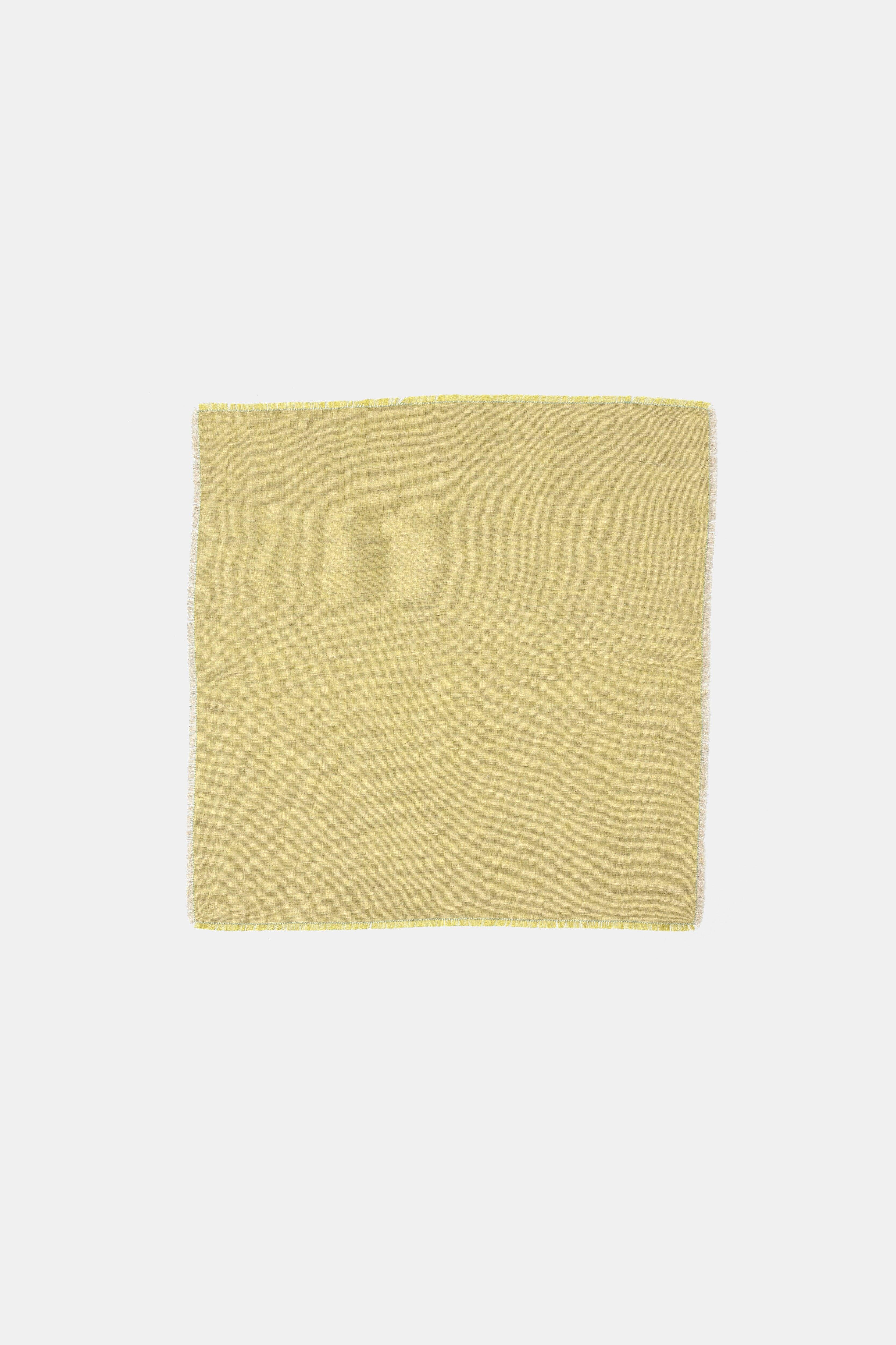 Portofino 亞麻餐巾＿芥末