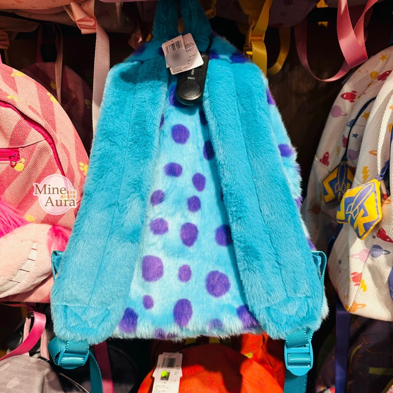 毛怪 蘇利文 Sullivan 絨毛 大頭造型 後背包 怪獸電力公司 Monsters, Inc. -上海迪士尼樂園