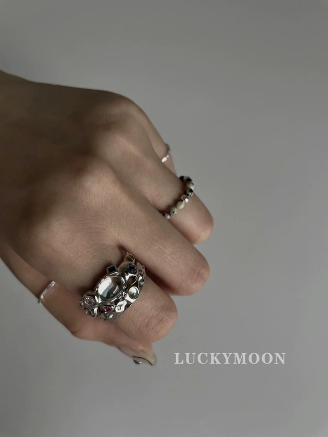 💕新品 絕美鈷石光澤戒指-現貨實拍照