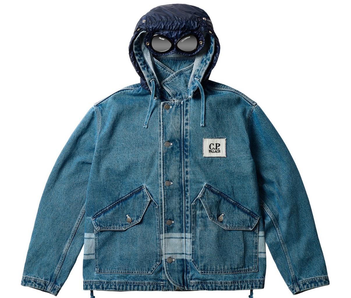 PALACE x C.P. Company 護目鏡牛仔外套
