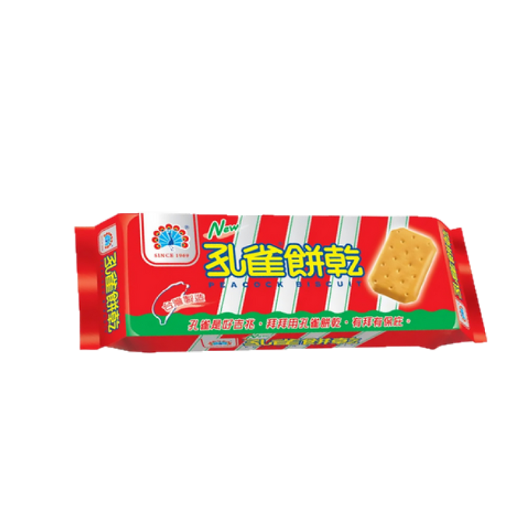 （箱購）乖乖 孔雀餅乾135g(12入/箱)