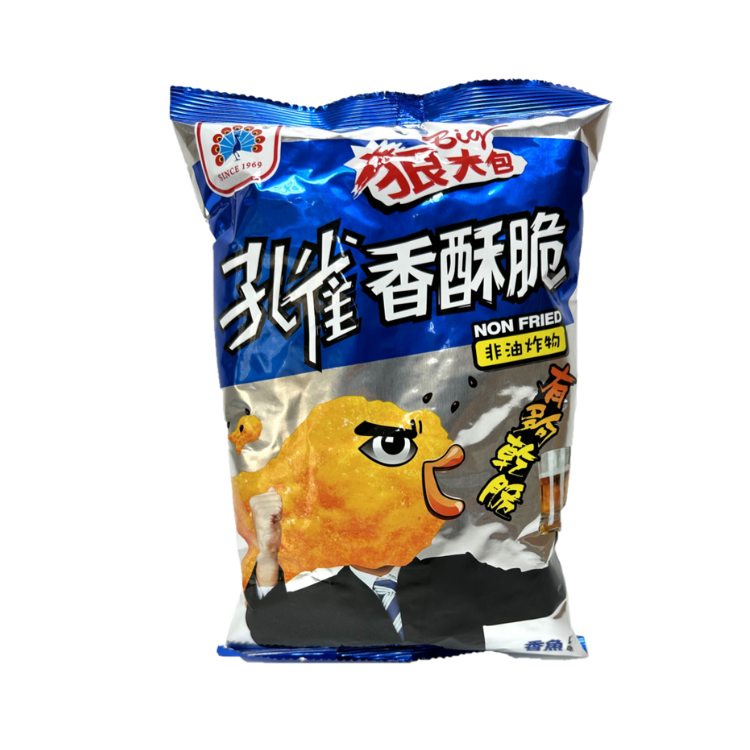 （箱購）乖乖 孔雀香酥脆香魚口味104g(12入/箱)