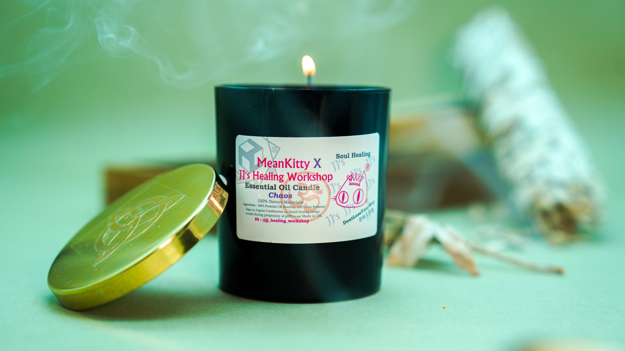 白鼠尾草能量蠟燭