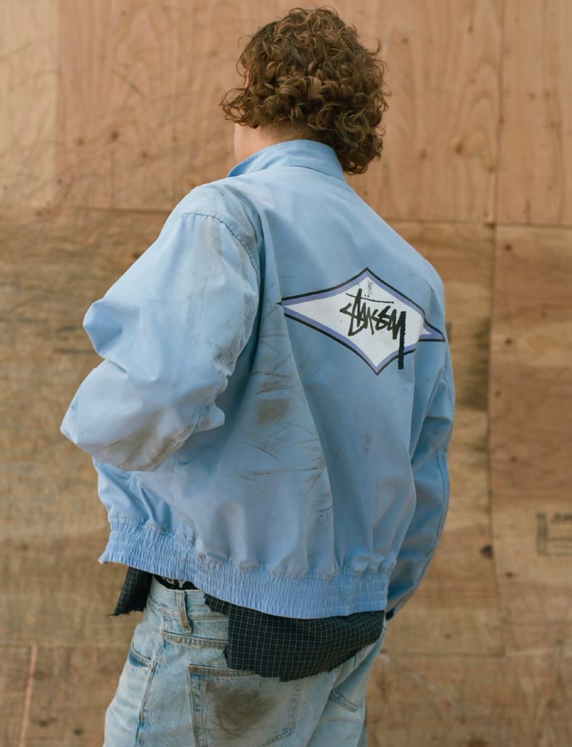 Stussy  美式復古哈靈頓外套