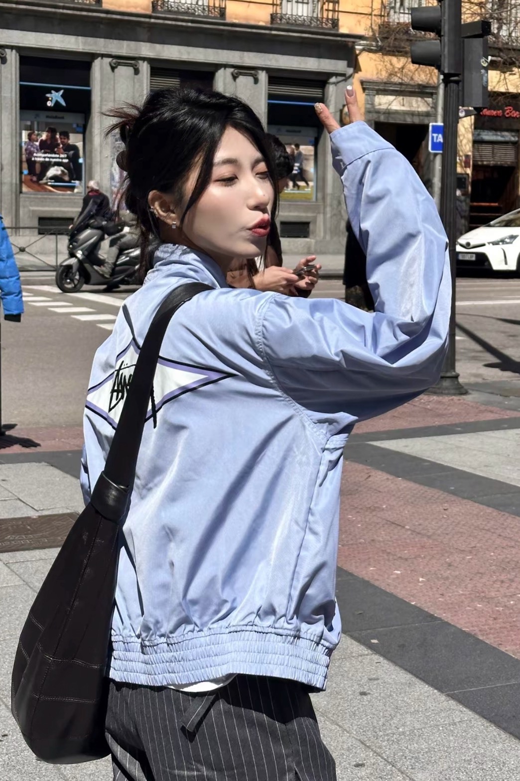 Stussy  美式復古哈靈頓外套