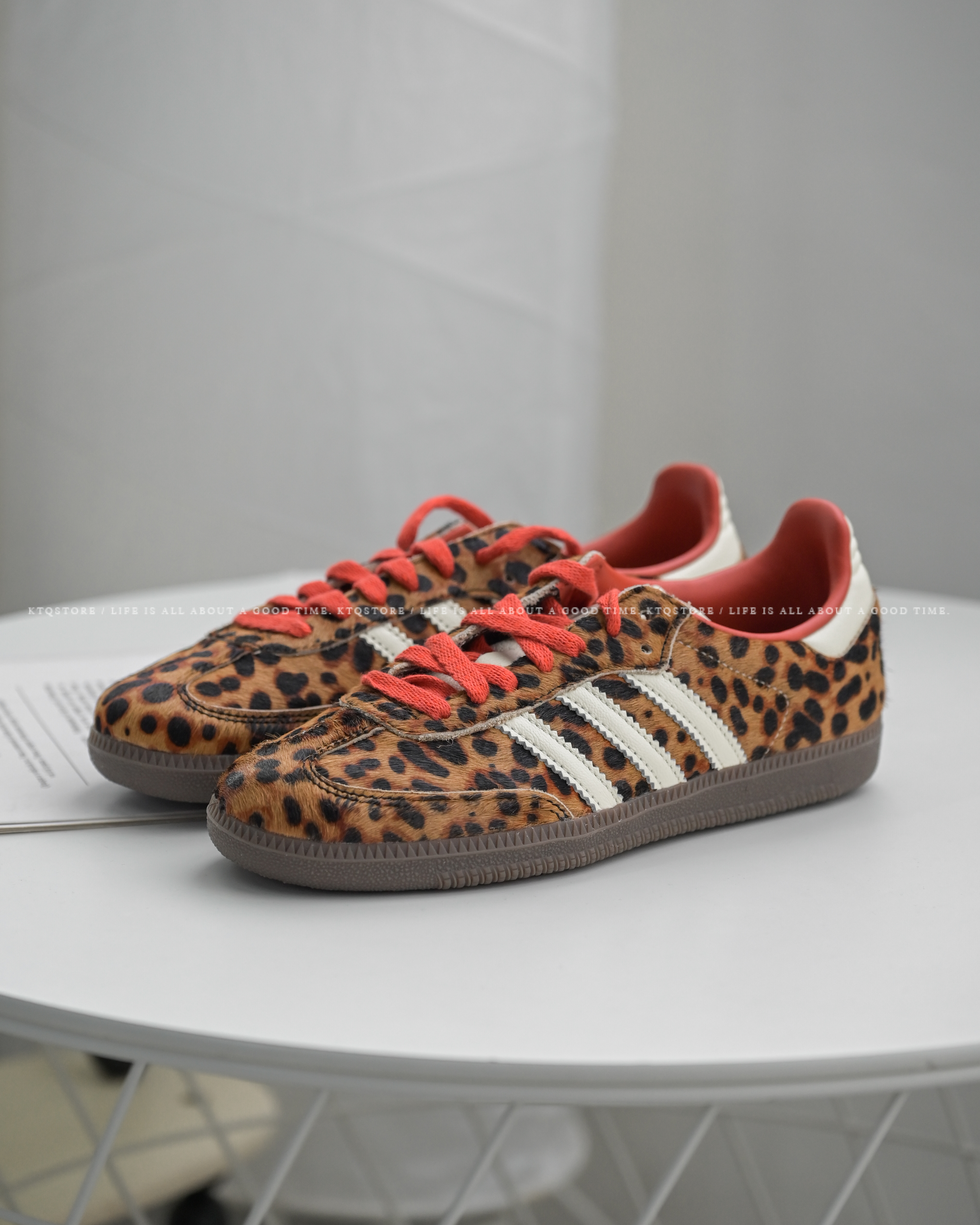 KTQ STORE ‧ Adidas Wmns Samba OG "Leopard Pack Preloved Red" 豹紋 JI2734