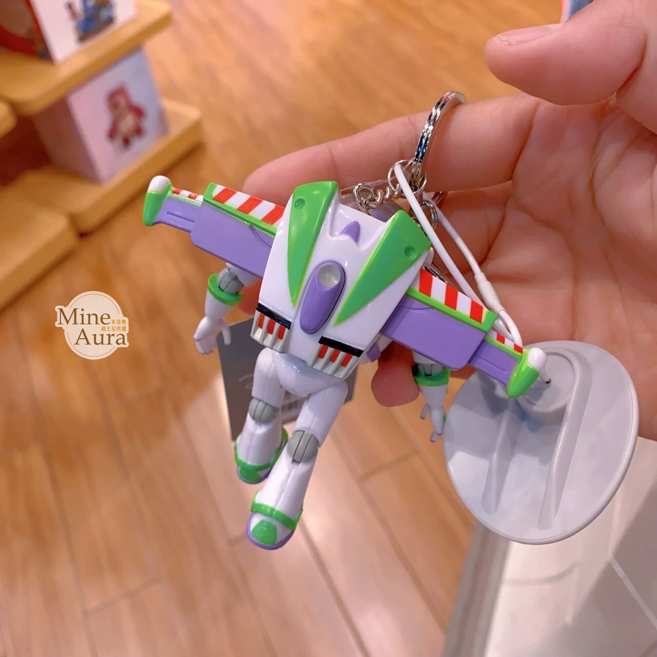 巴斯光年 Buzz Lightyear 立體站姿造型 鑰匙圈 吊飾 玩具總動員 Toy Story -上海迪士尼商店
