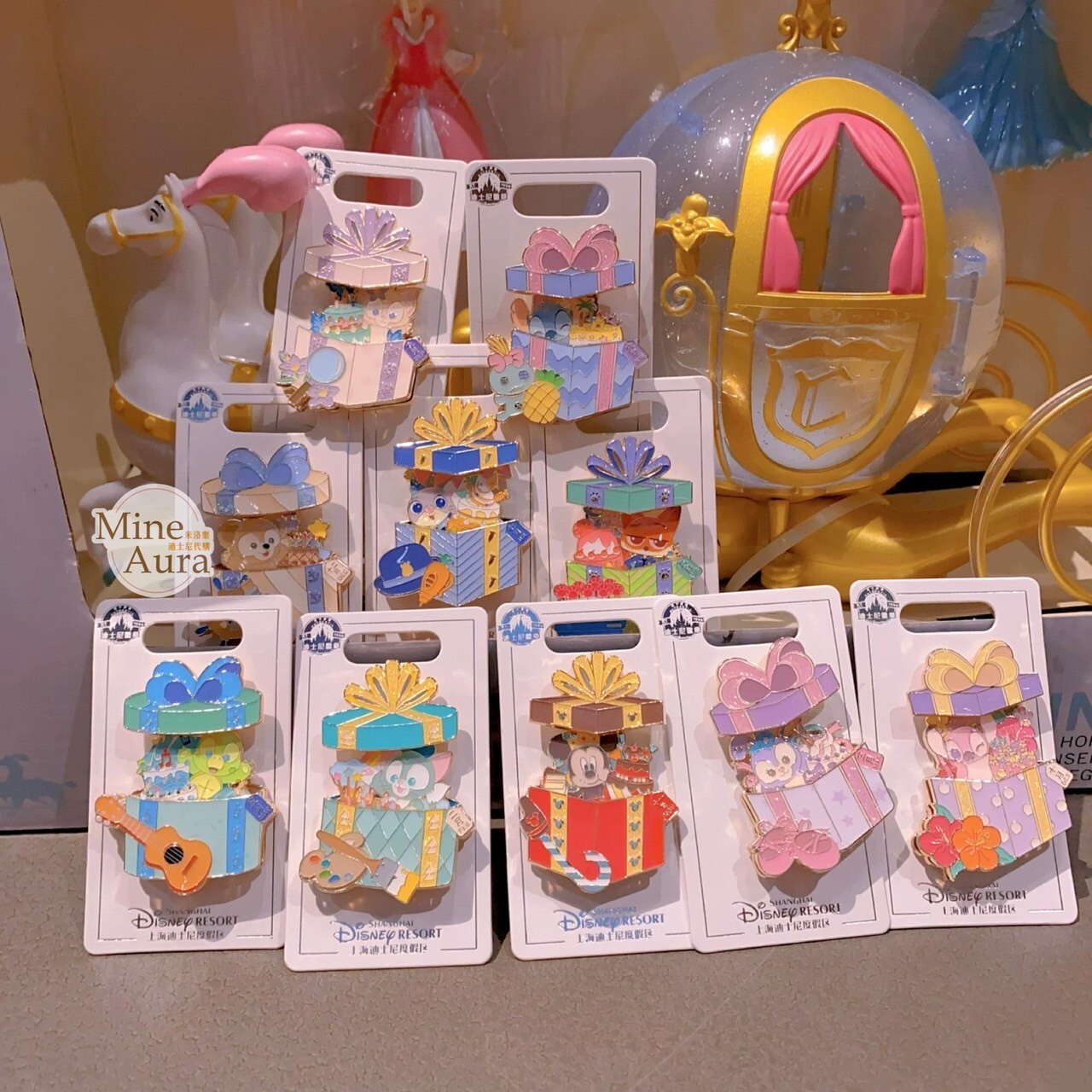 樂園限定 生日月份 紀念 造型 徽章 PIN -上海迪士尼樂園