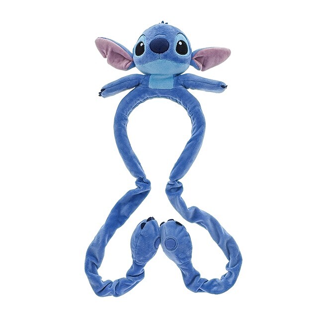史迪奇 Stitch 絨毛 造型 可動設計 髮圈 髮箍 星際寶貝 Lilo & Stitch -香港迪士尼樂園