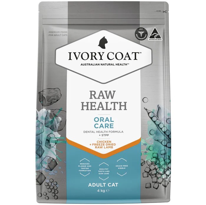 Ivory Coat 口腔護理成貓糧 (無穀物乾糧+生羊肉凍乾)