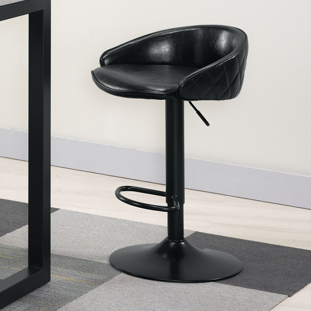 瓦特洛工業風皮面升降低背吧台椅/休閒吧檯高腳椅/工作椅/酒吧椅/櫃台椅(三色可選)