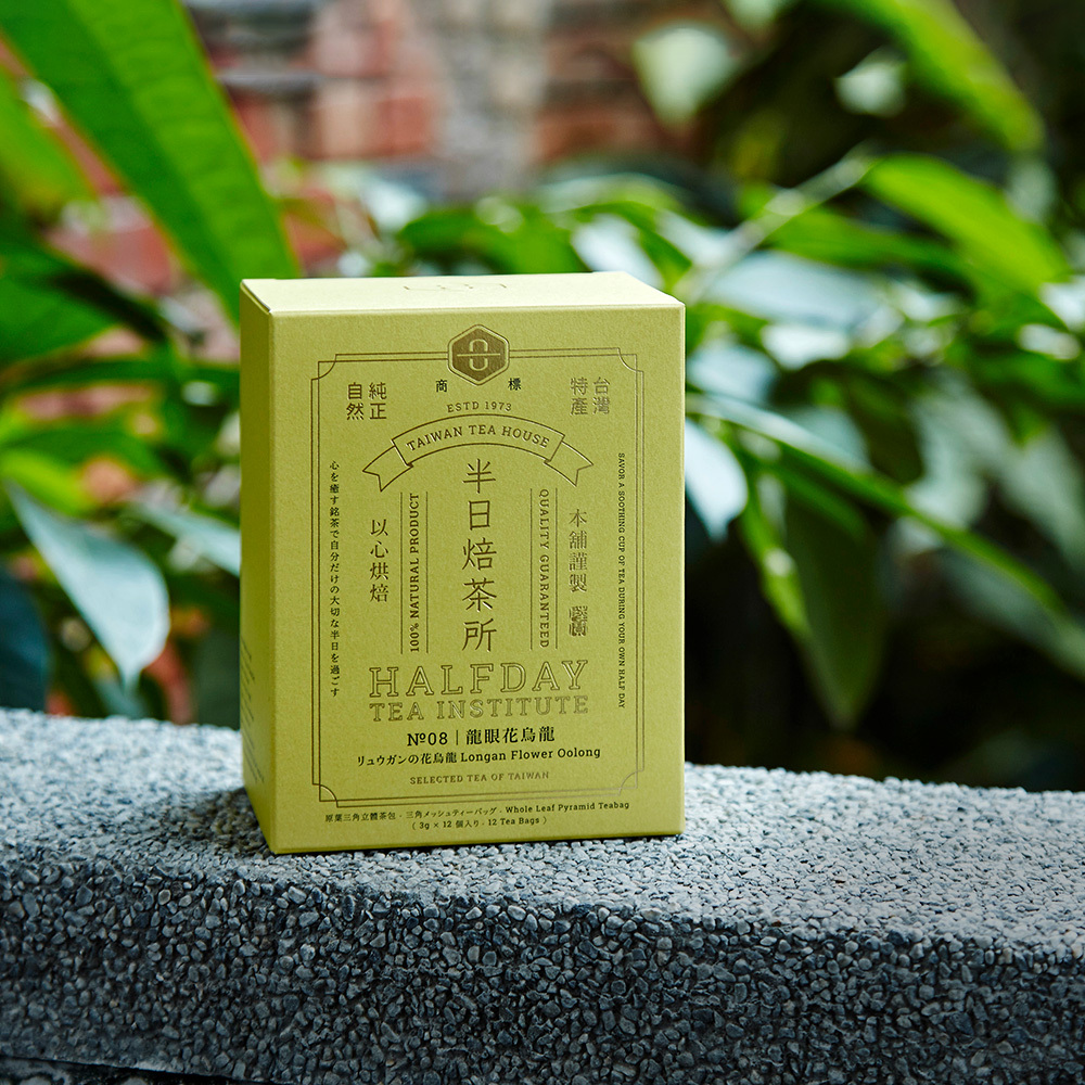龍眼花烏龍花茶 12入三角立體袋茶 品牌經典盒