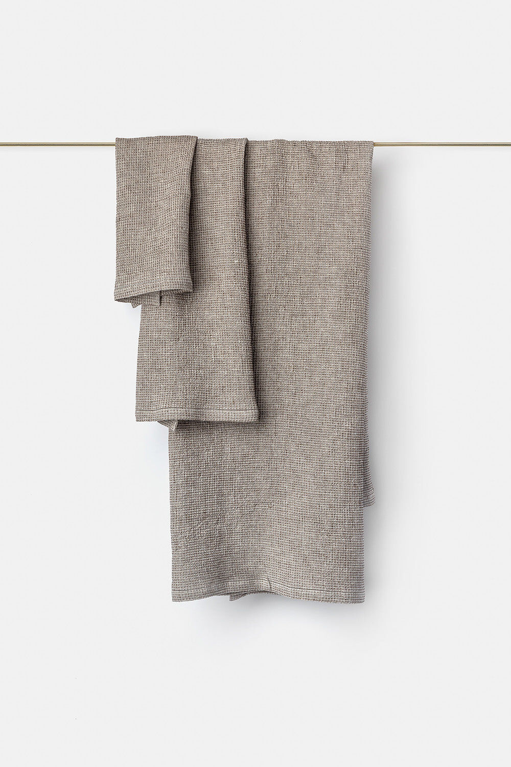 Montecatini 蜂巢毛巾＿焦糖棕