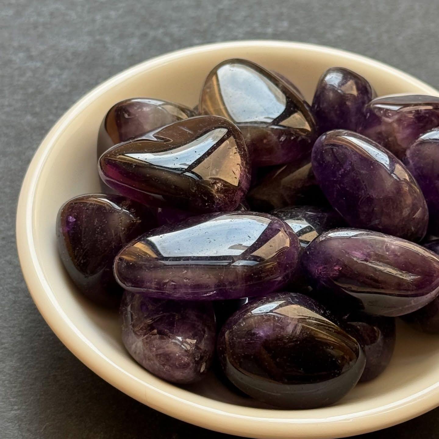 [原石] 烏拉圭紫水晶 水晶滾石