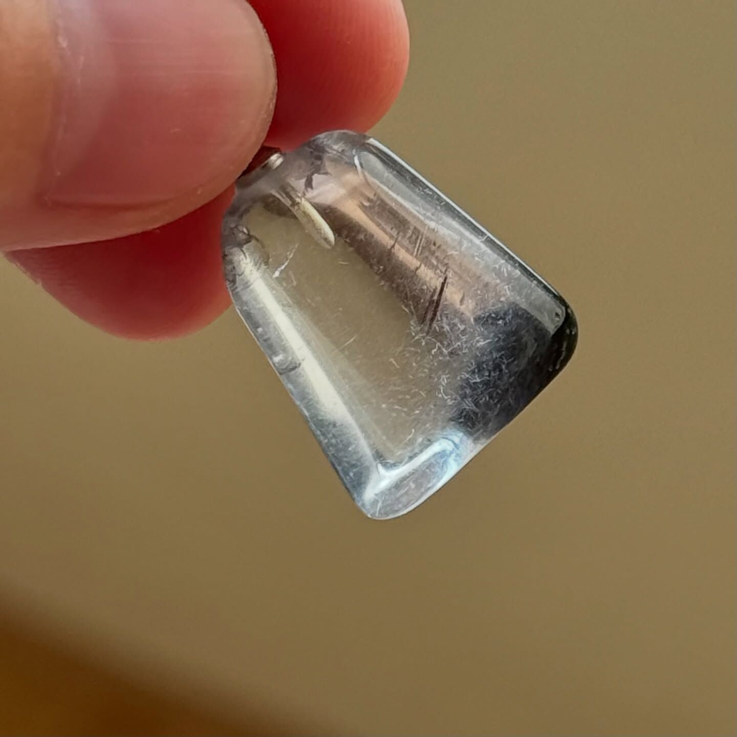 [原石] 黑兔毛水晶 項鍊吊墜