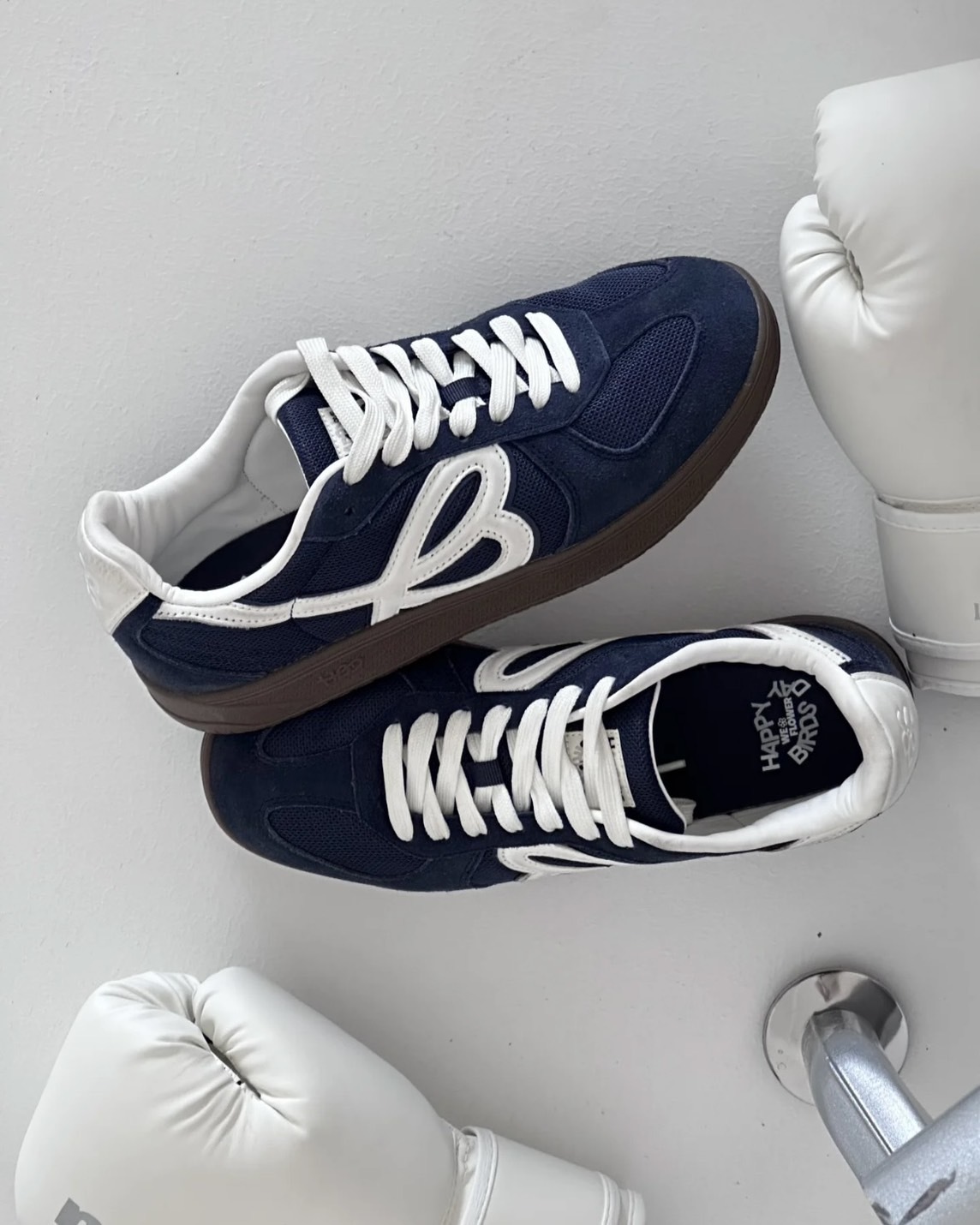 HBD x We Flower 聯名 德訓鞋 小花鞋 復古藍