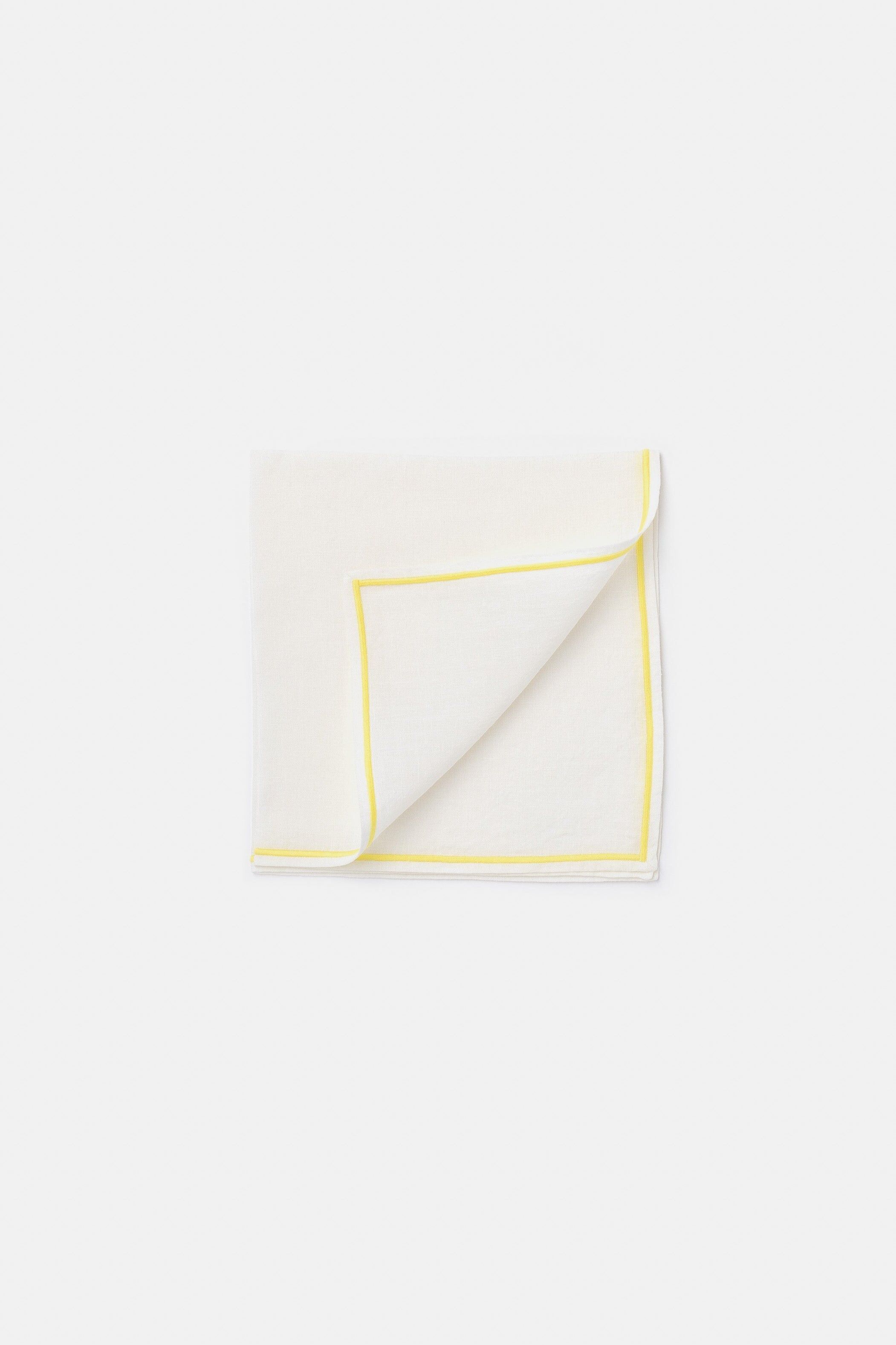 Lido 亞麻餐巾＿雪白陽光