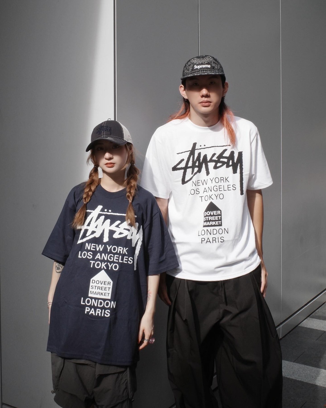 <快速出貨>STUSSY DSM 世界巡迴 Logo 短袖  深藍/白/黑
