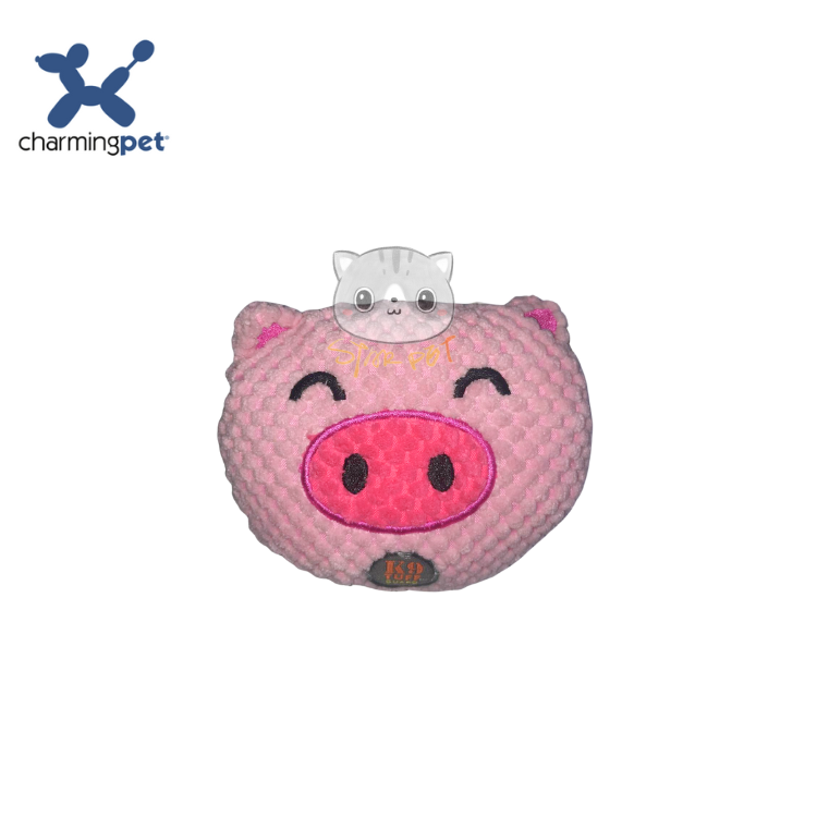 Charming Pet - Big Head Pig Dog Toys