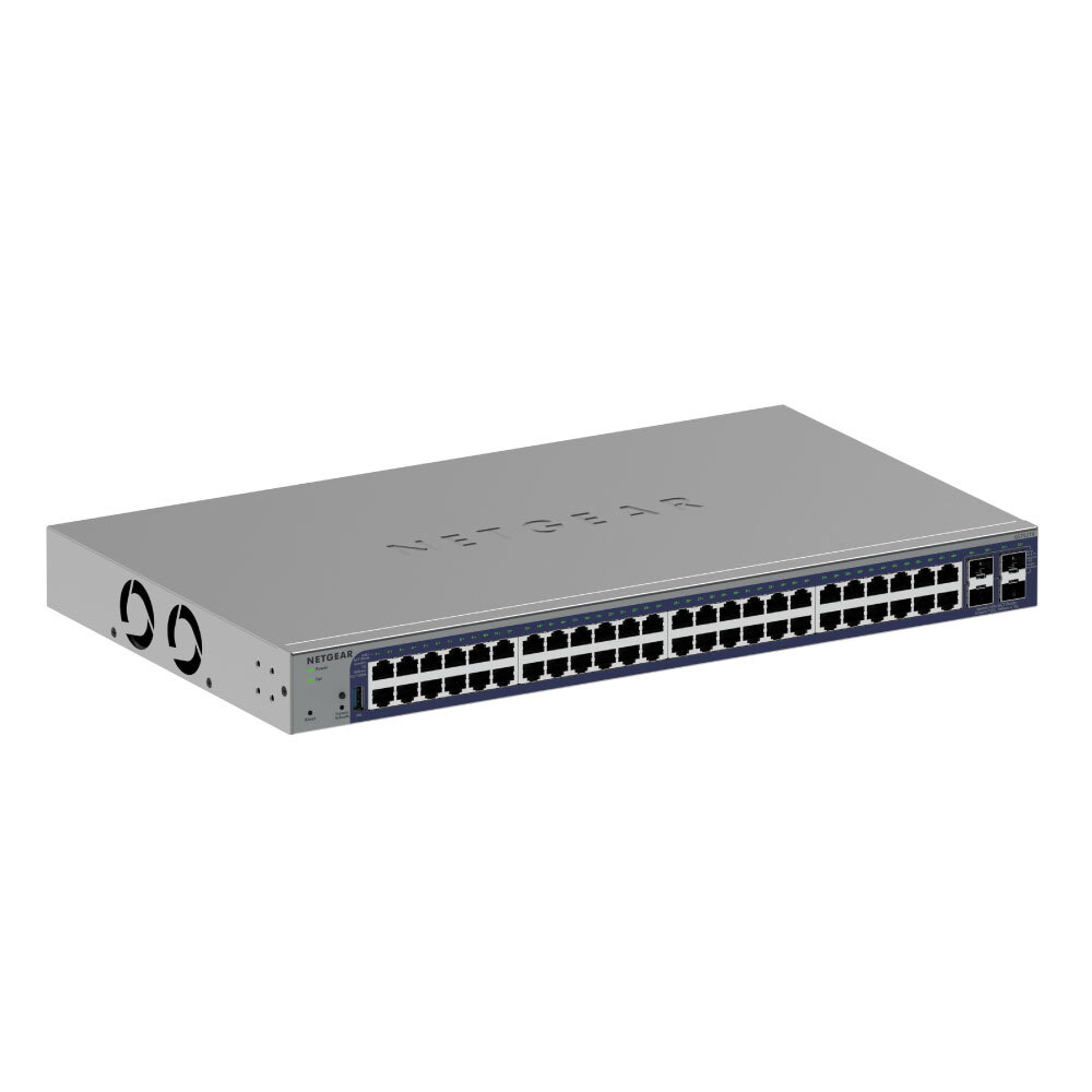 NETGEAR GS752TXv3 48埠 1G + 2埠 10G + 2埠 10G光纖 智能網管交換器