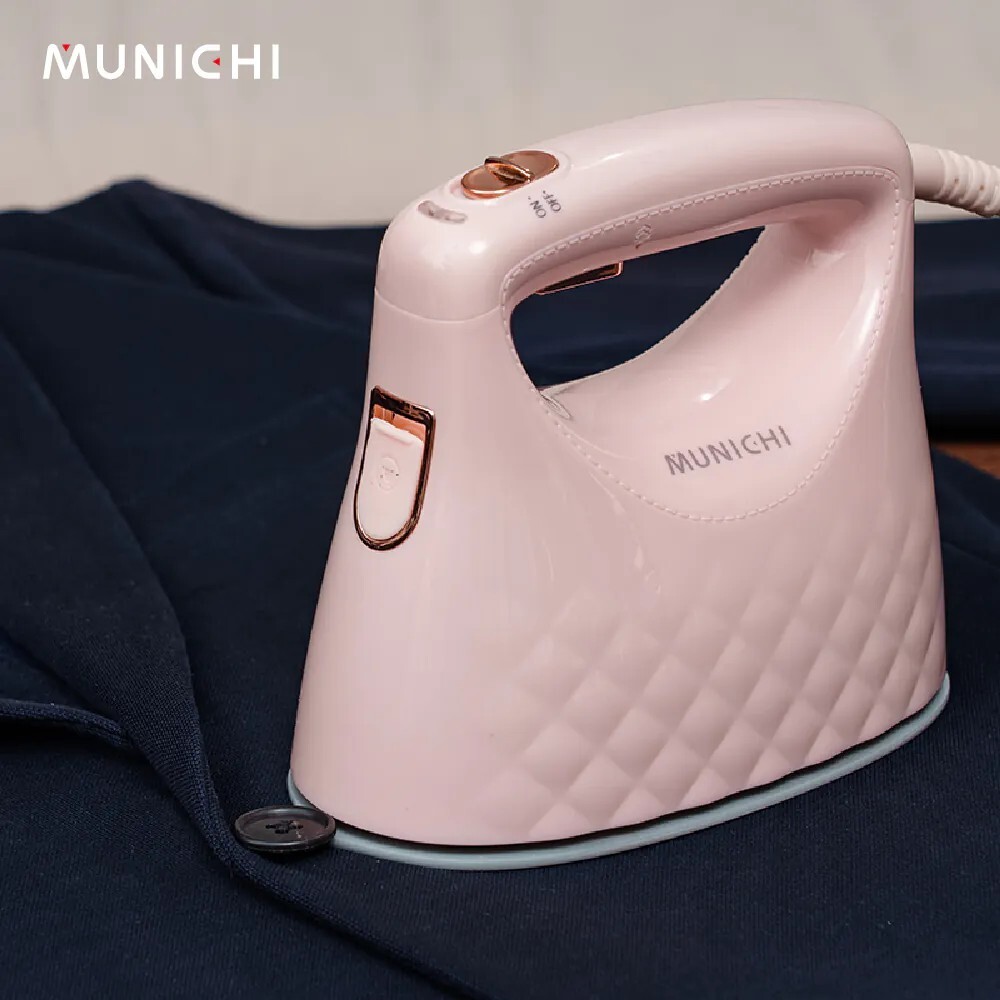 MUNICHI沐尼黑 蒸氣電熨斗2in1(蜜桃粉/珍珠白/星幻藍 )