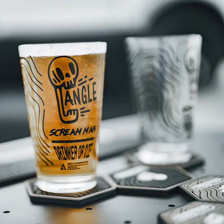 【ANGLE】尖叫人 SCREAM MAN 啤酒飲料杯470ml(附收納包)