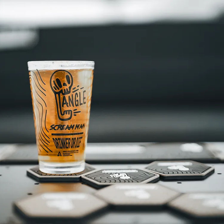 【ANGLE】尖叫人 SCREAM MAN 啤酒飲料杯470ml(附收納包)