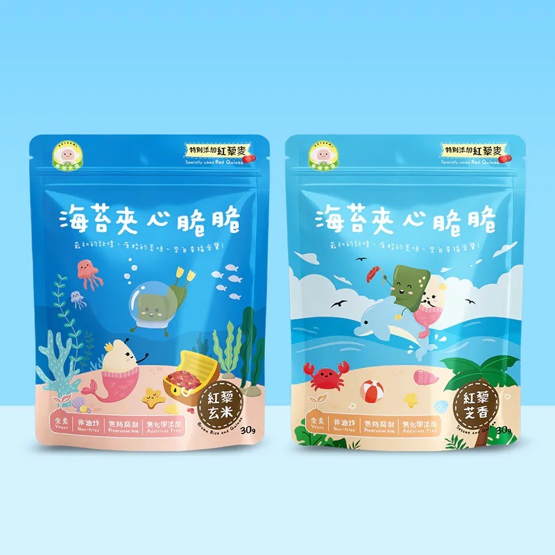 幸福米寶 海苔夾心脆脆 綜合兩款 30g