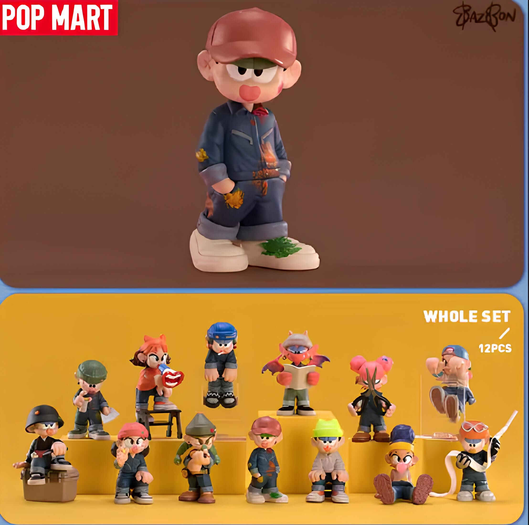 POP MART 泡泡瑪特 BAZBON 潮鞋裝備工系列盒玩 盲盒 (全12款)
