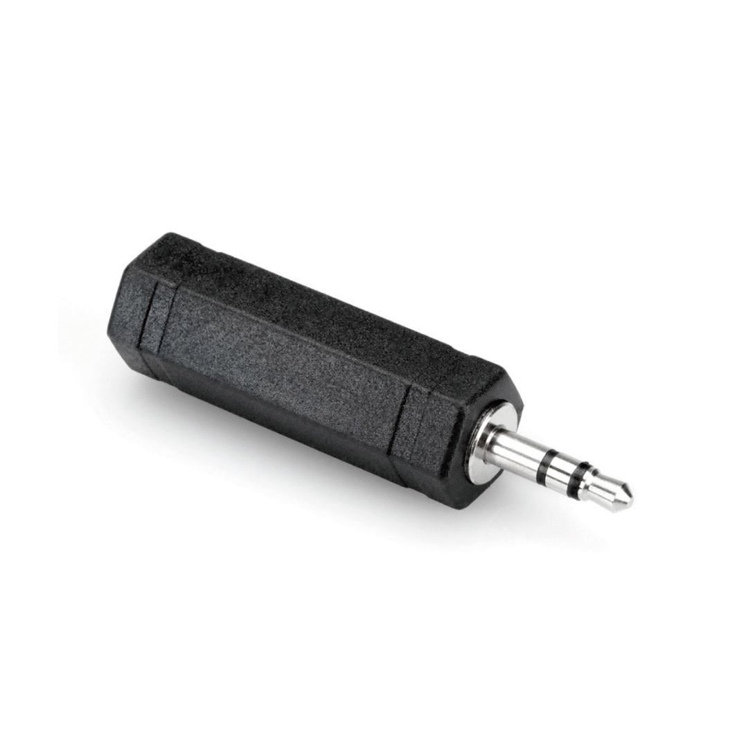 大轉小 3.5 TRS 轉 6.3(母) 轉接頭 (塑膠外殼)