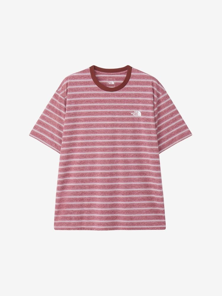 預購┃日本 中性款 THE NORTH FACE Free Run Border Crew 吸汗 速乾 條紋 短T