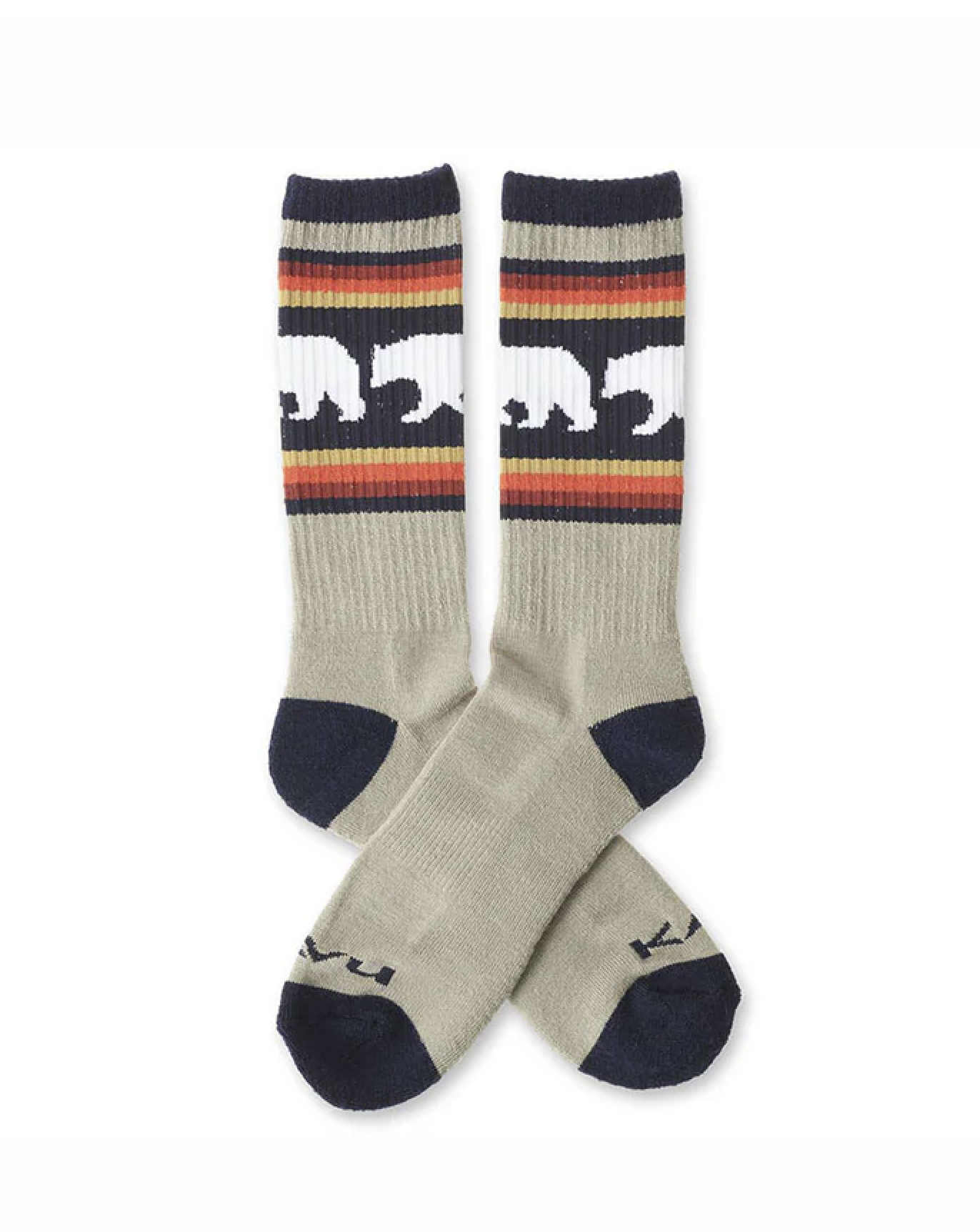 KAVU socks - Moonwalk - Snow Bear - 1068-1071 (0614)