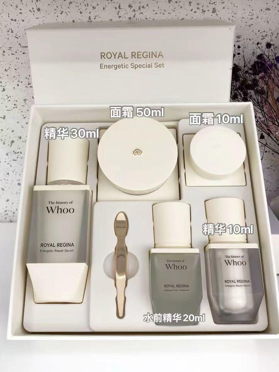 (3068)Whoo后 新款臻韵秘貼精華面霜套盒