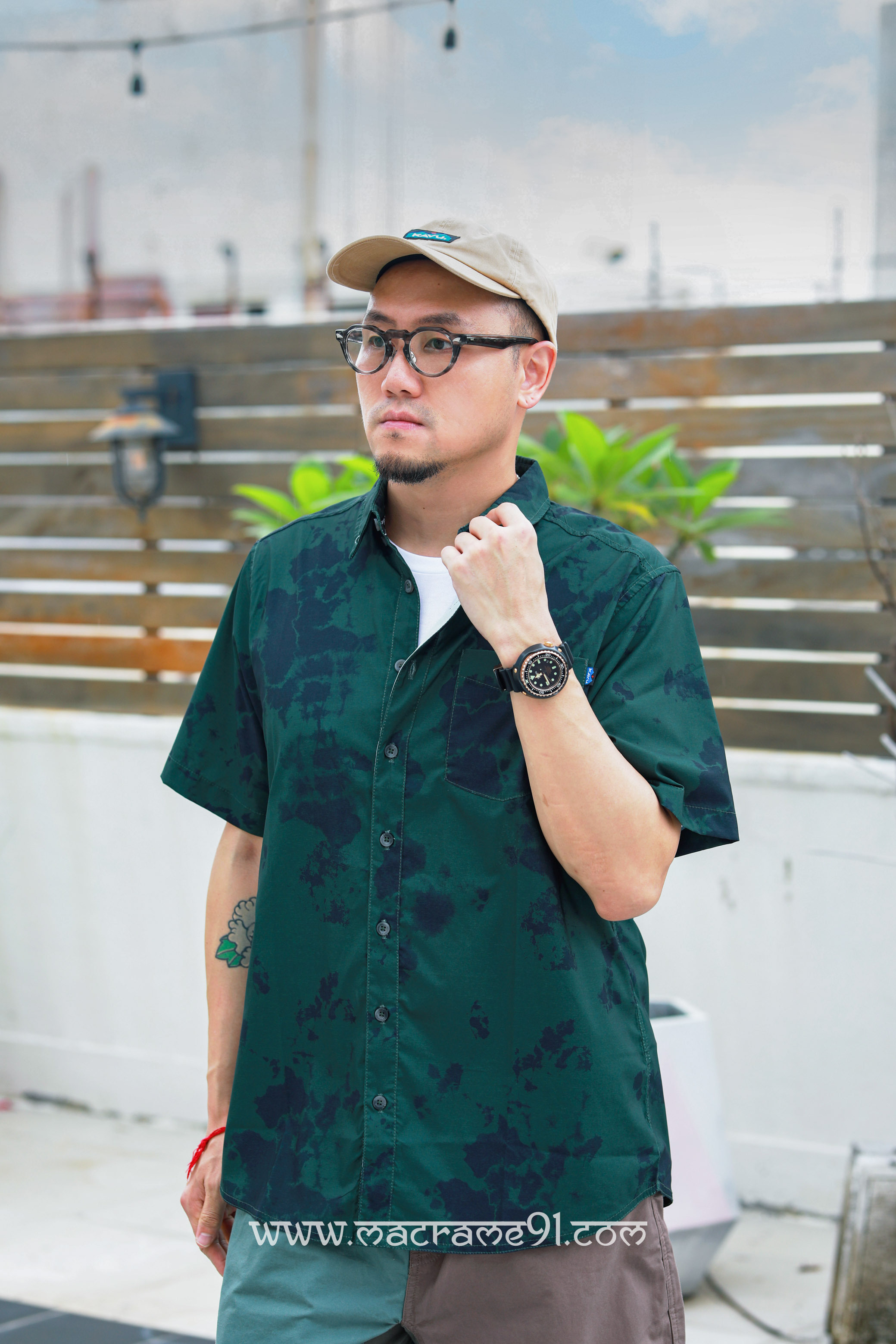 KAVU 上衣 - River Wrangler Beryl Tie Dye - 5093-2206-3 (0614)