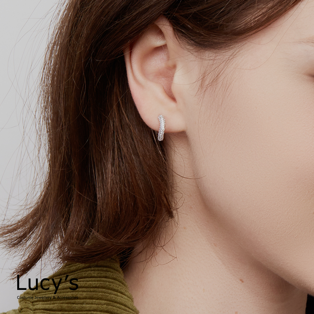 閃影幾何 易扣耳環 (二色) (122095/122096)