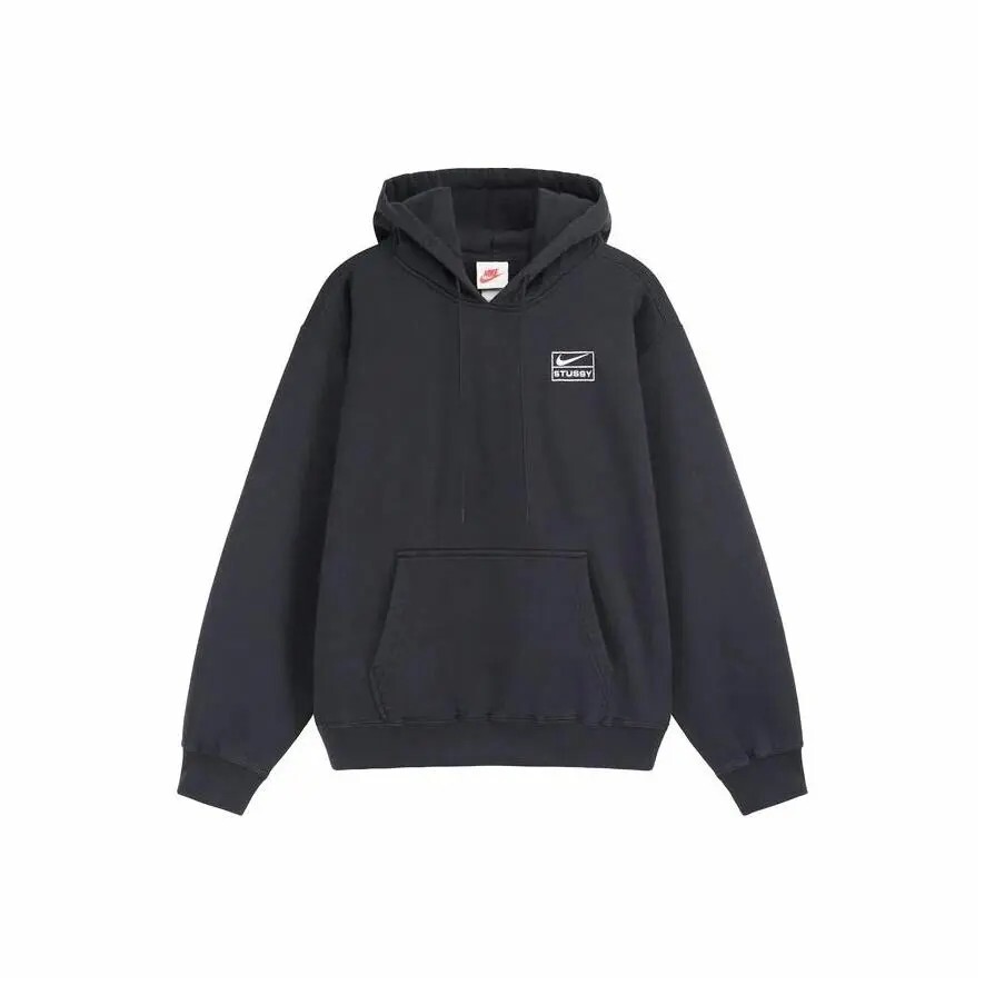Nike x Stussy Washed Hoodie&nbsp;Black 黑色帽Tee 亞版 DN4029-010